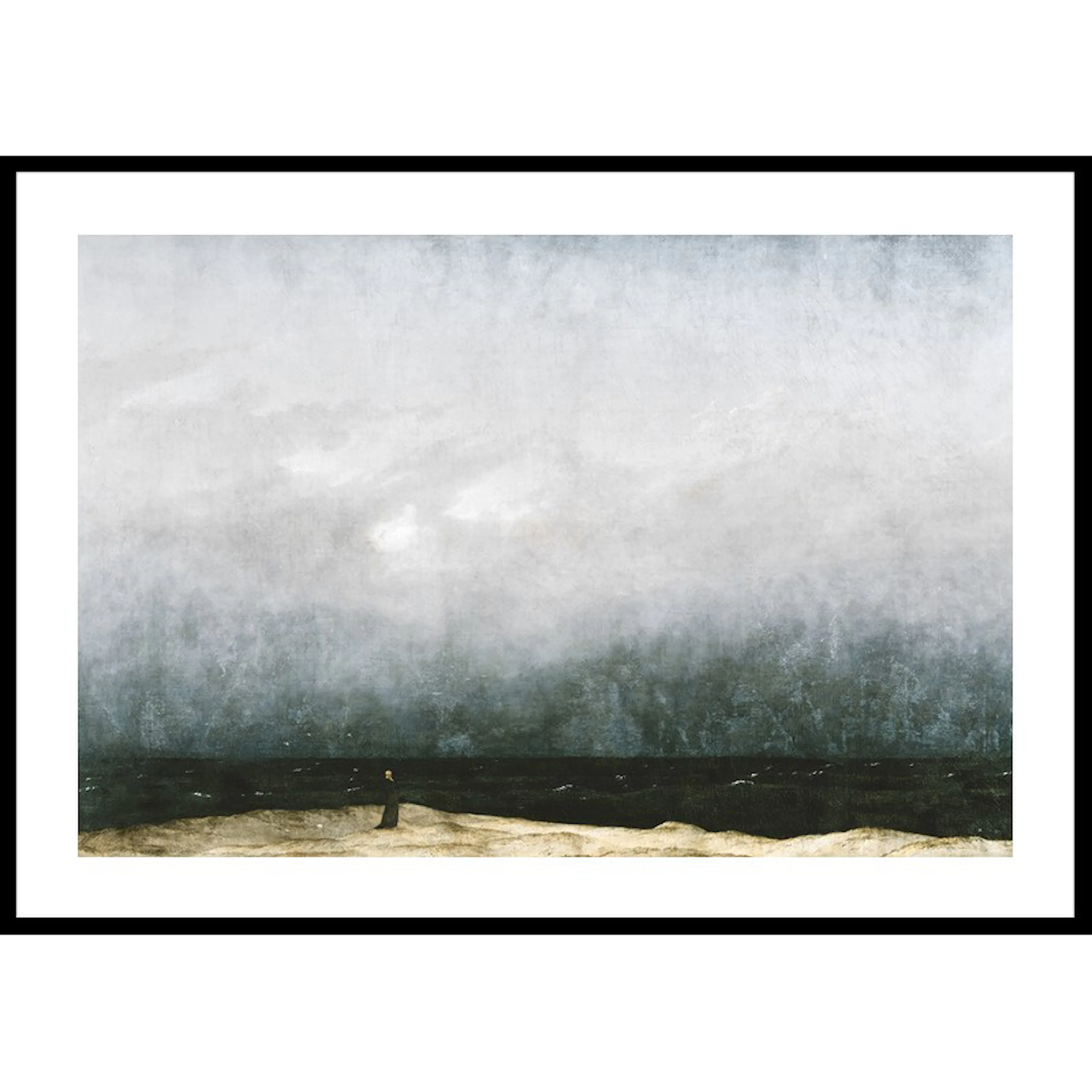 Der Mönch Am Meer By Caspar David Friedrich 70x100 70x100 cm