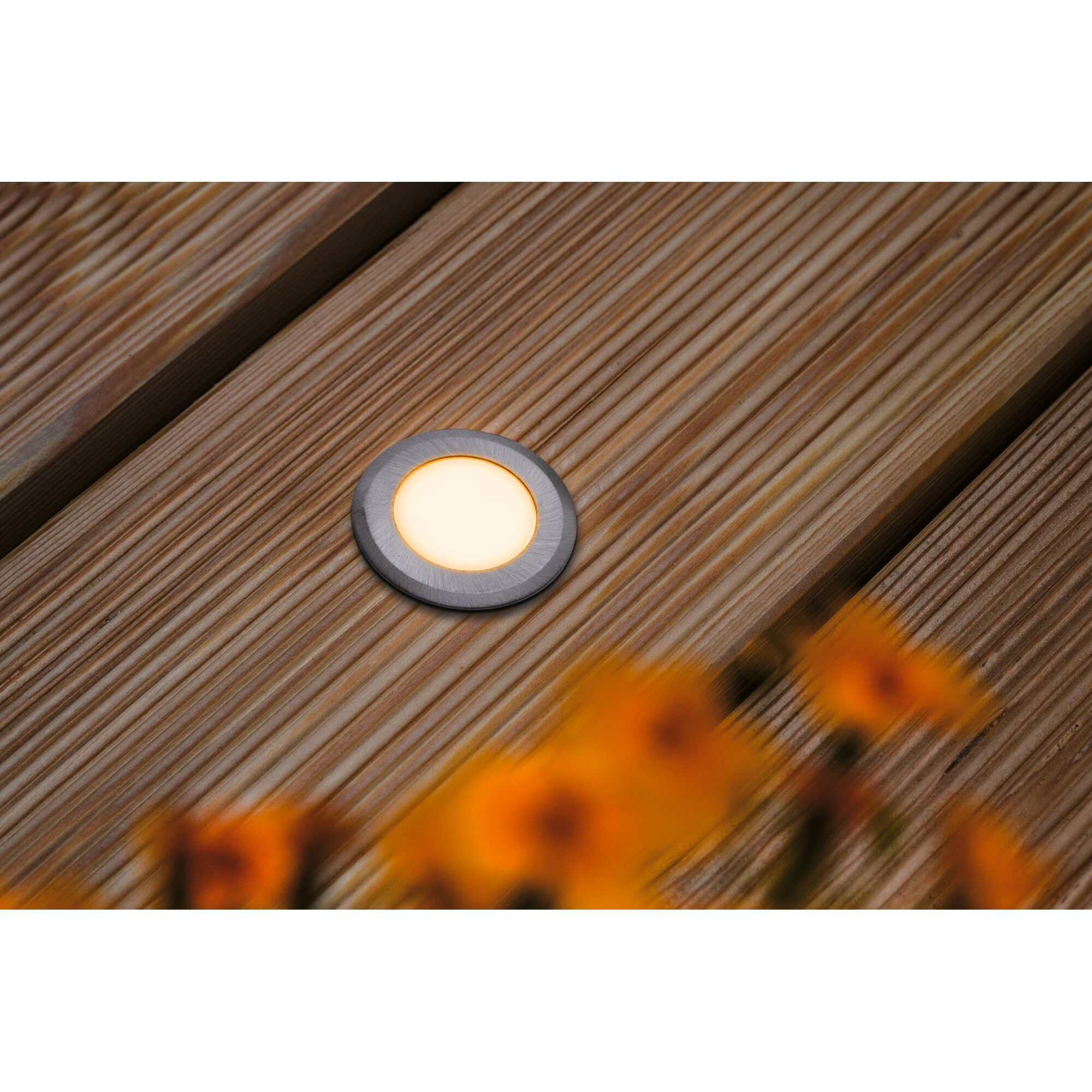 LED Infälld Markbelysning Paulmann House Rund IP67 230V Ljus: Gold Light (insektsvänlig)