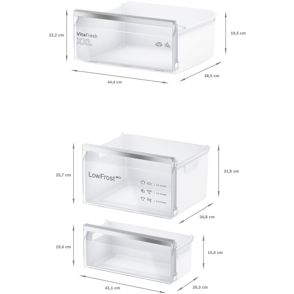 Kyl/Frys Bosch KIV87VFE0 Serie 4 Integrerad