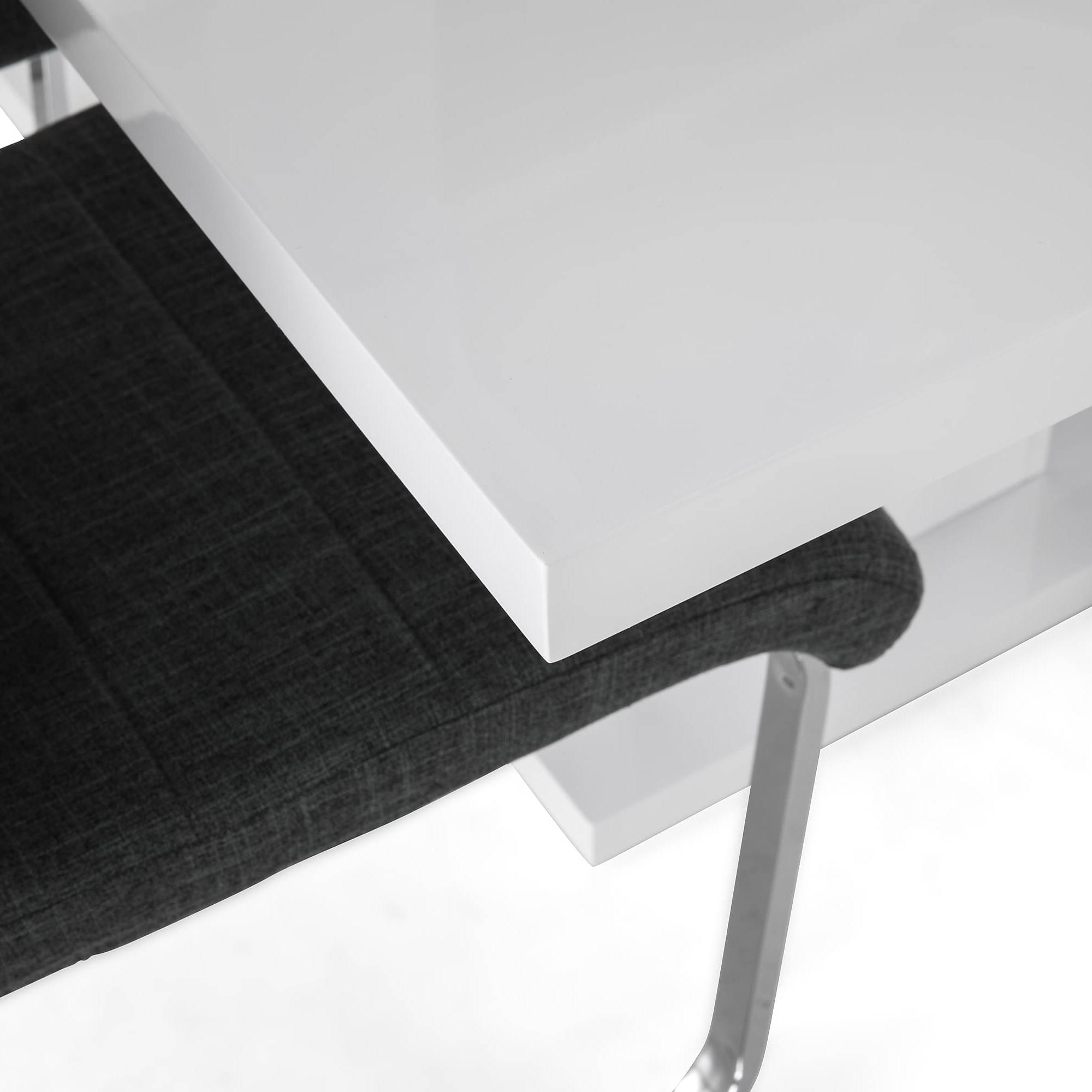 Matgrupp Concept 55 Ratliff Rektangulärt Matbord 180-220 cm Förlängningsbart med 6 Cibus Matstol