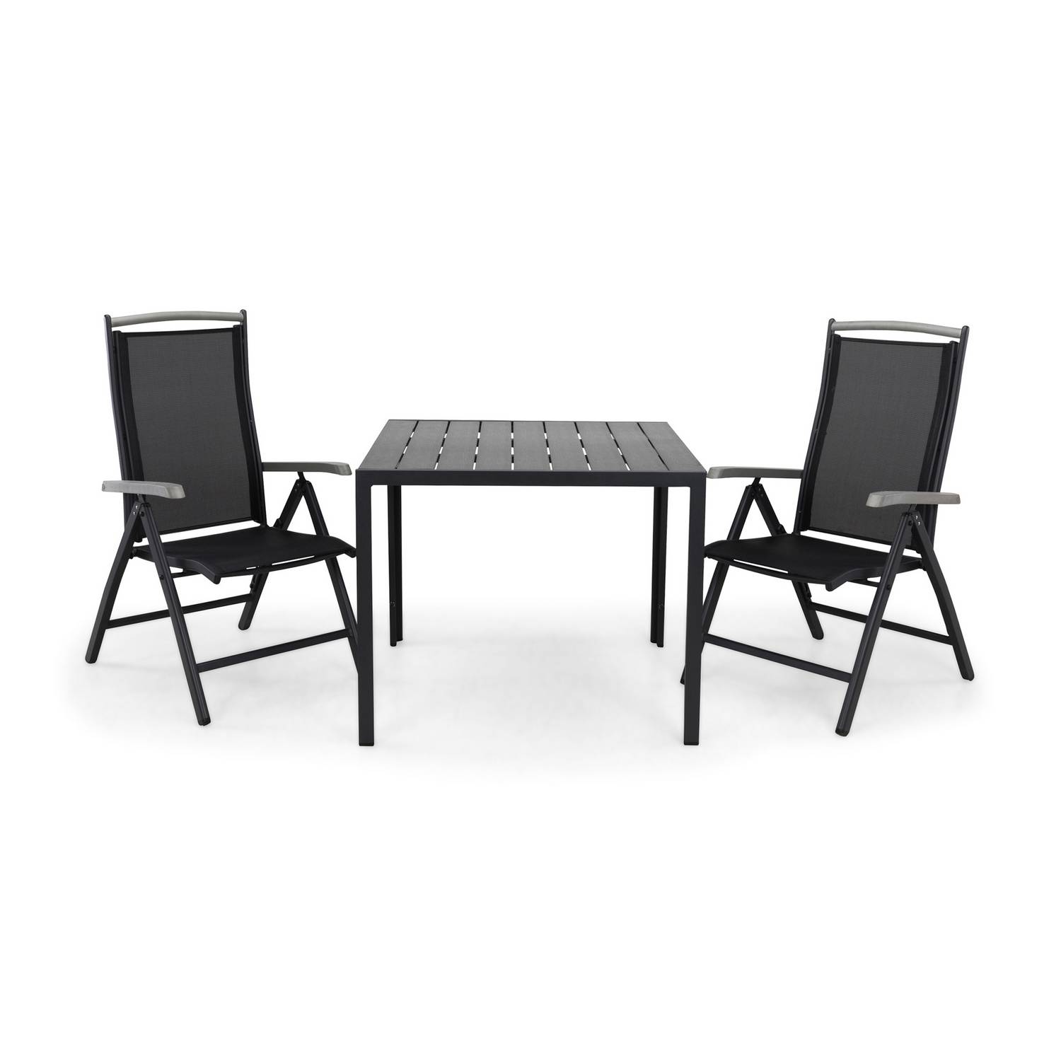 Matgrupp Comfort Garden Tunis Matgrupp Utomhus 90 med 2 Monaco Lyx Positionsstol