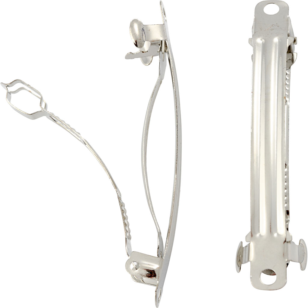 Hårspännen Creativ Company Försilvrad 6 cm 1 Förp