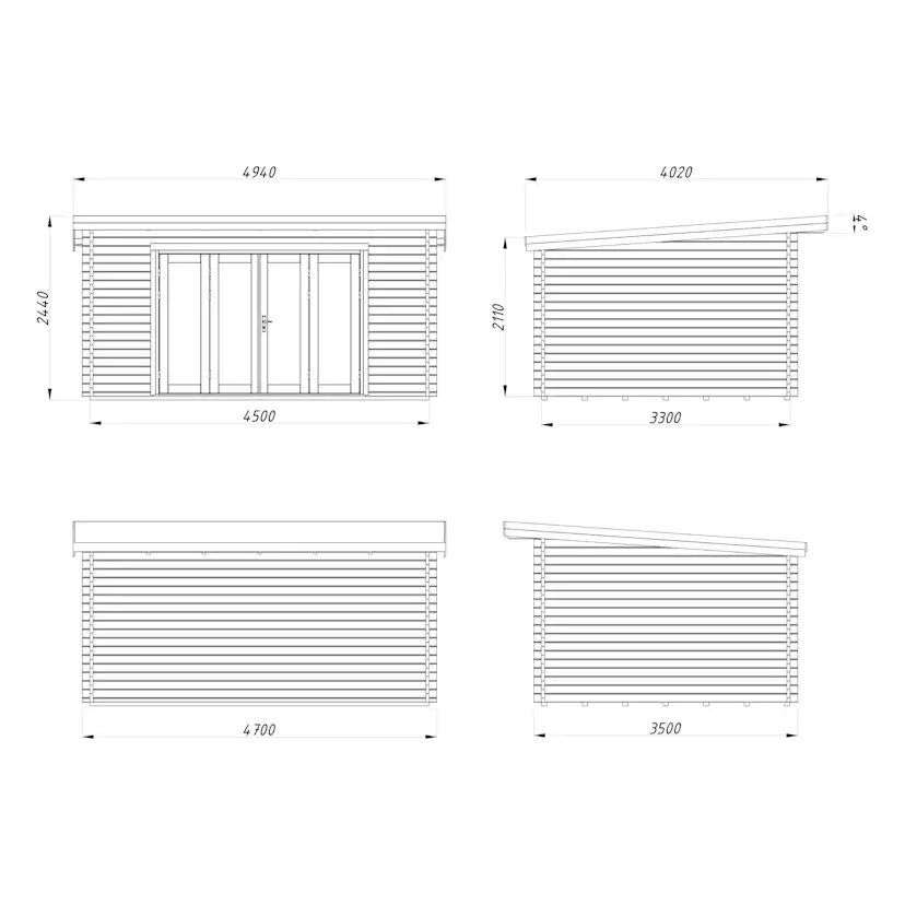 Stuga Palmako Lea 14,9 m2