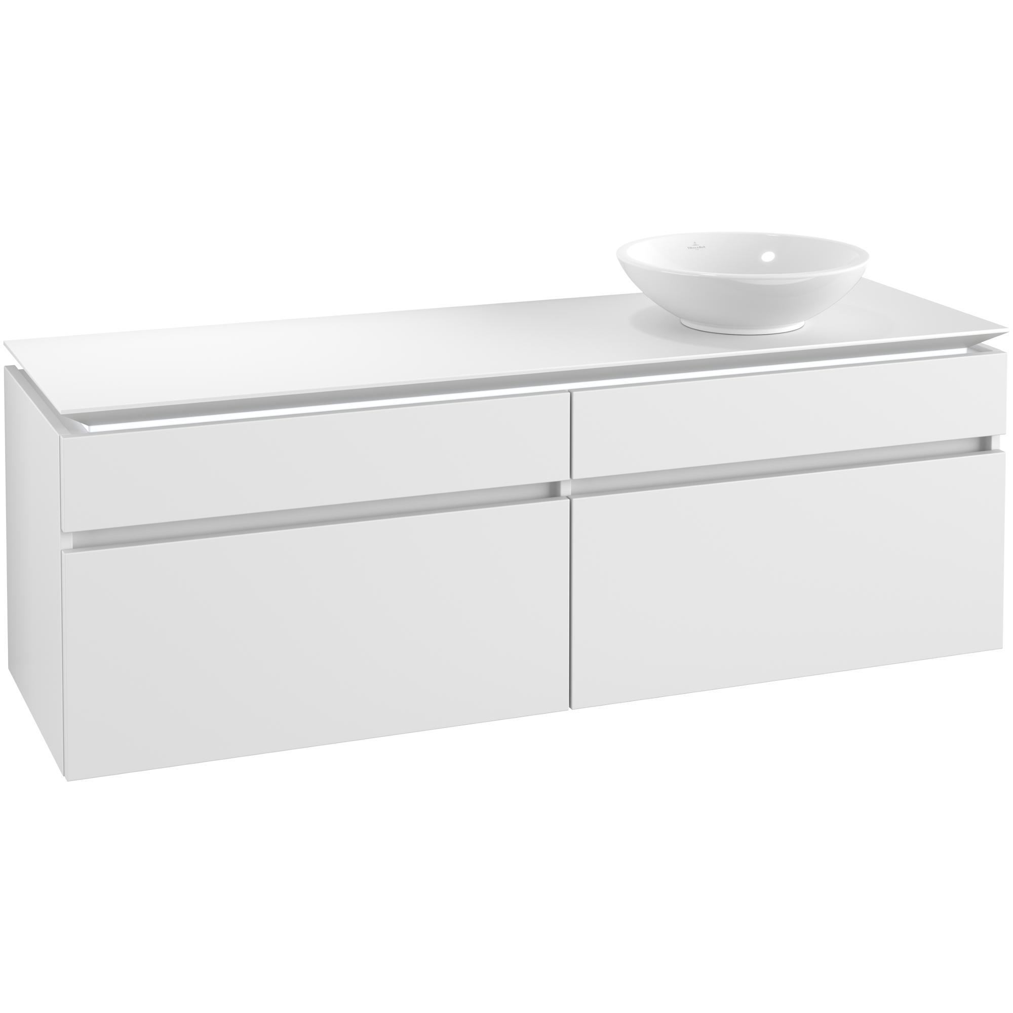 Tvättställsskåp Villeroy & Boch Legato 1600 med 4 Lådor för Fristående Tvättställ