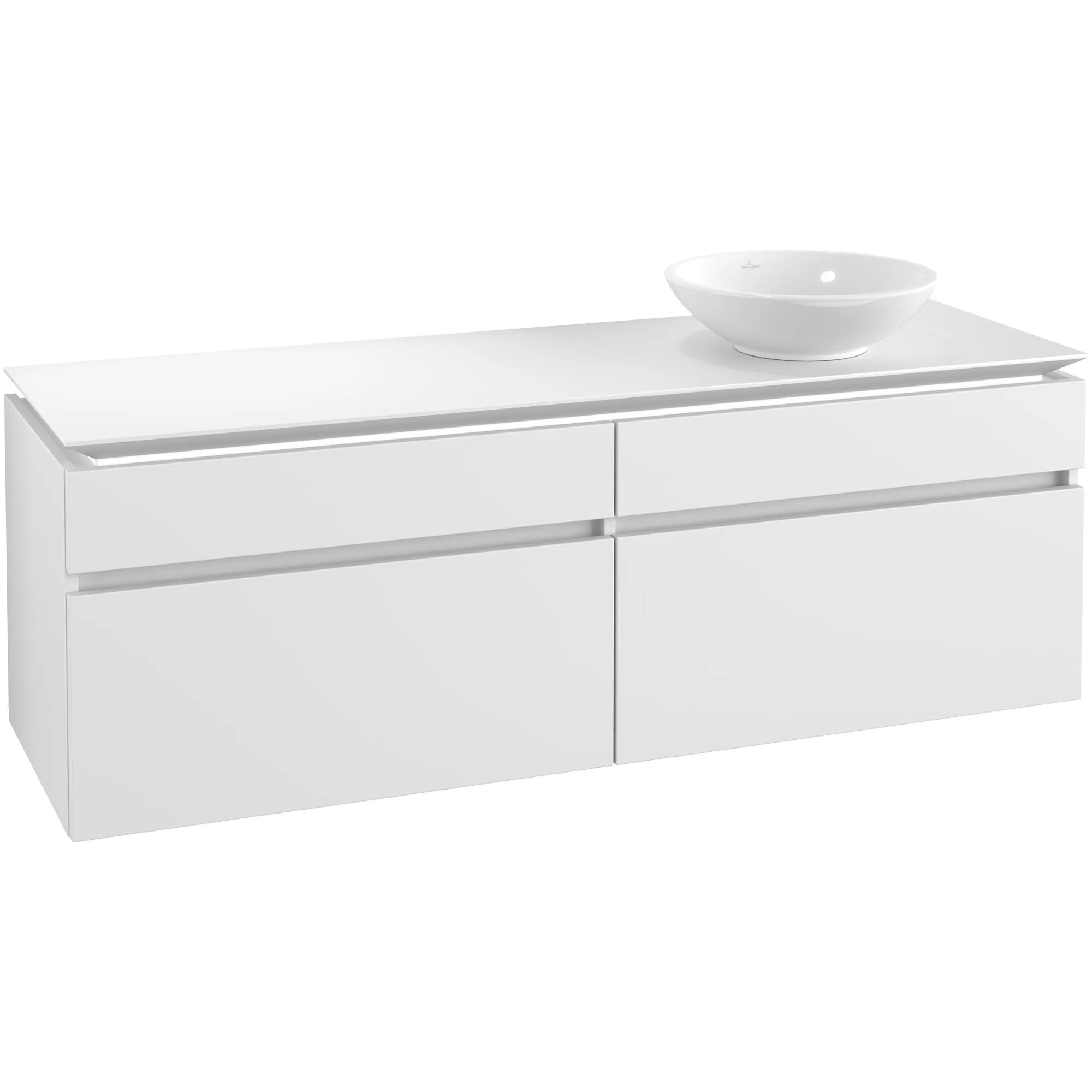 Tvättställsskåp Villeroy & Boch Legato 1600 med 4 Lådor för Fristående Tvättställ