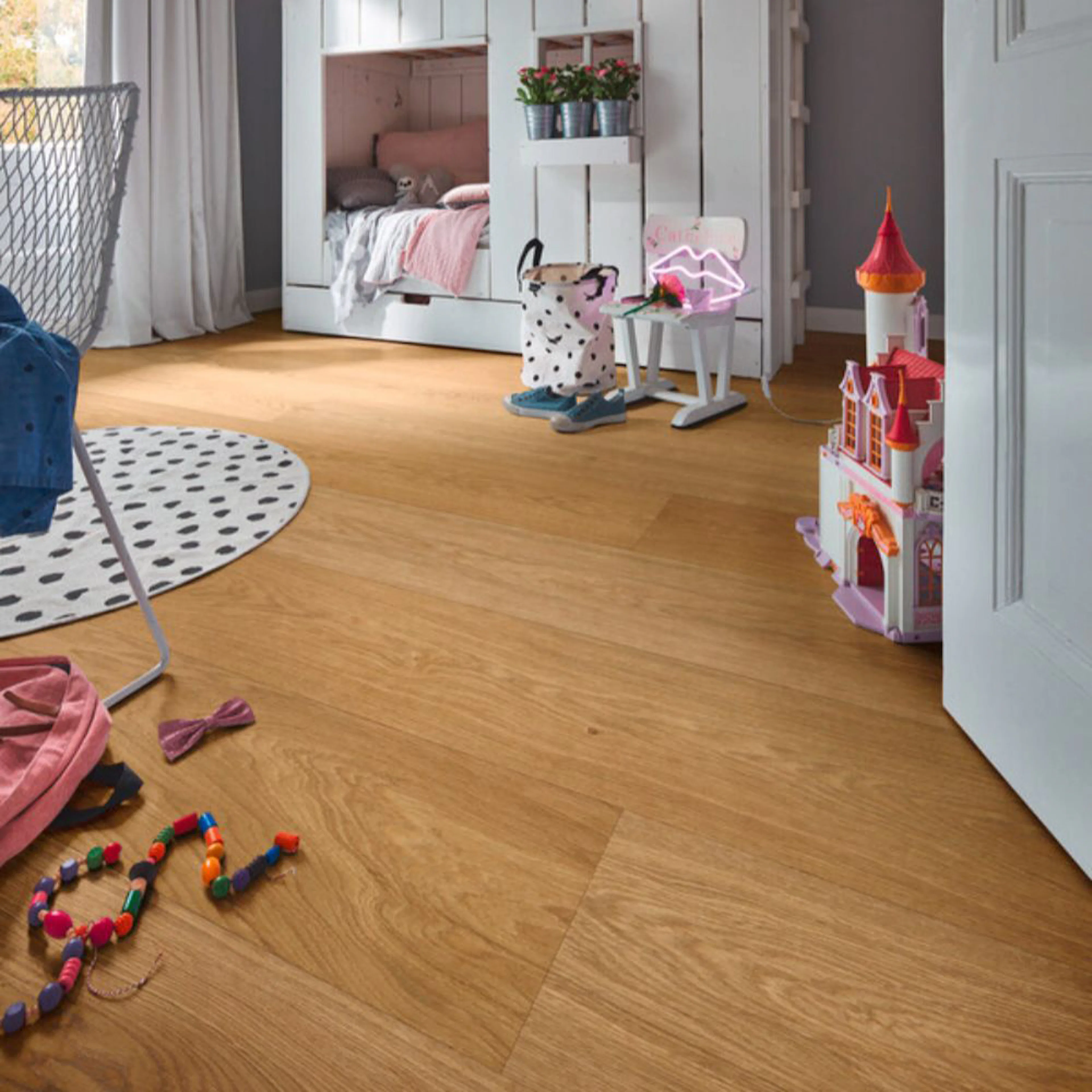 Trägolv HD 400 Natural oak 08913, Bredd: 270 mm