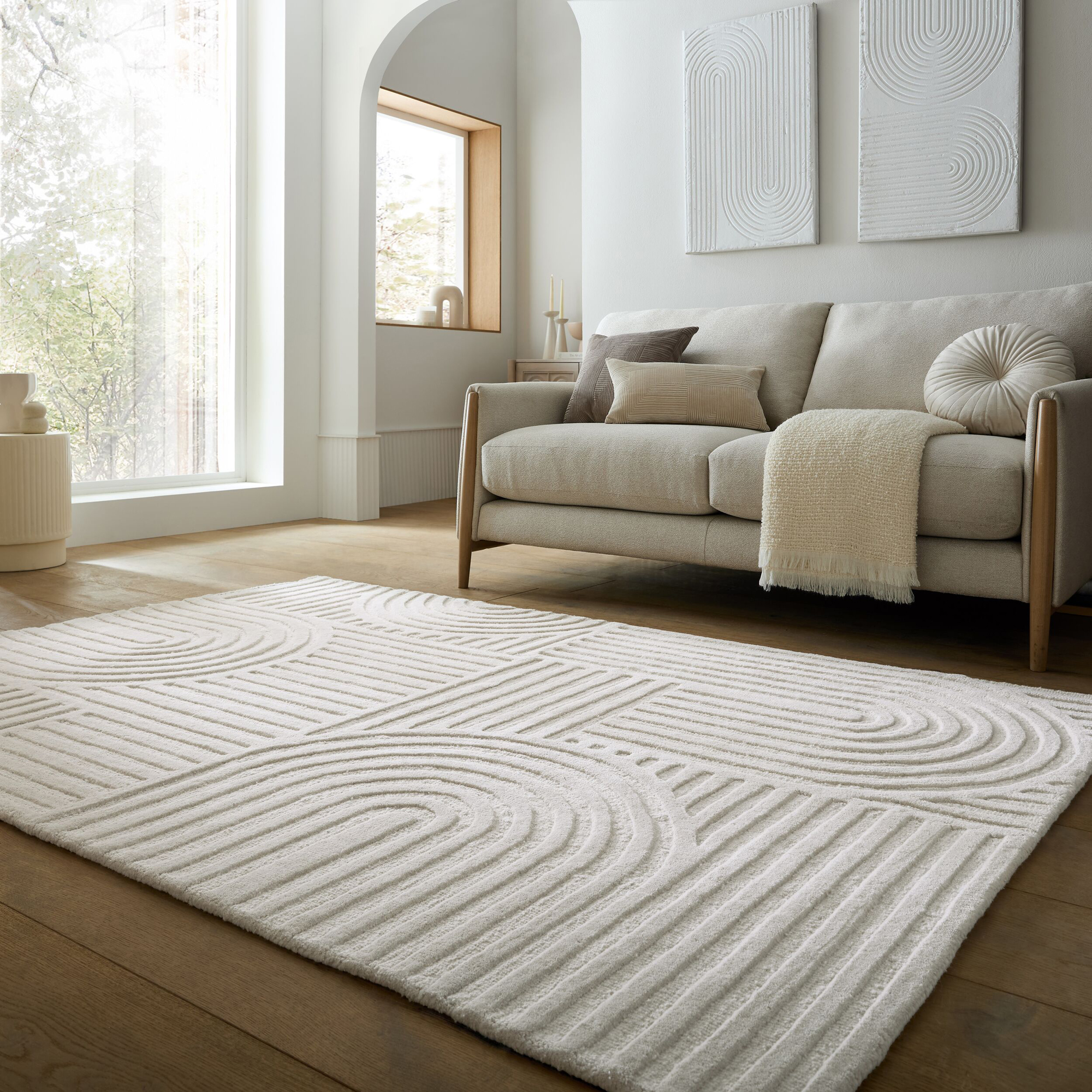 Rektangulär Matta Flair Rugs Zen Garden