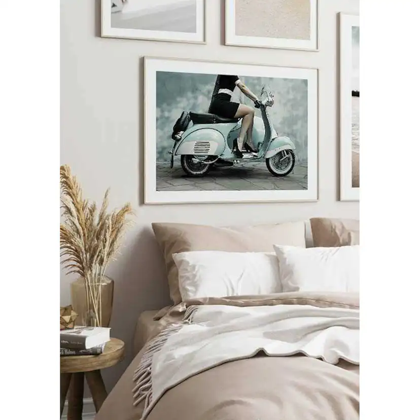 Vintage Scooter 70x100 cm
