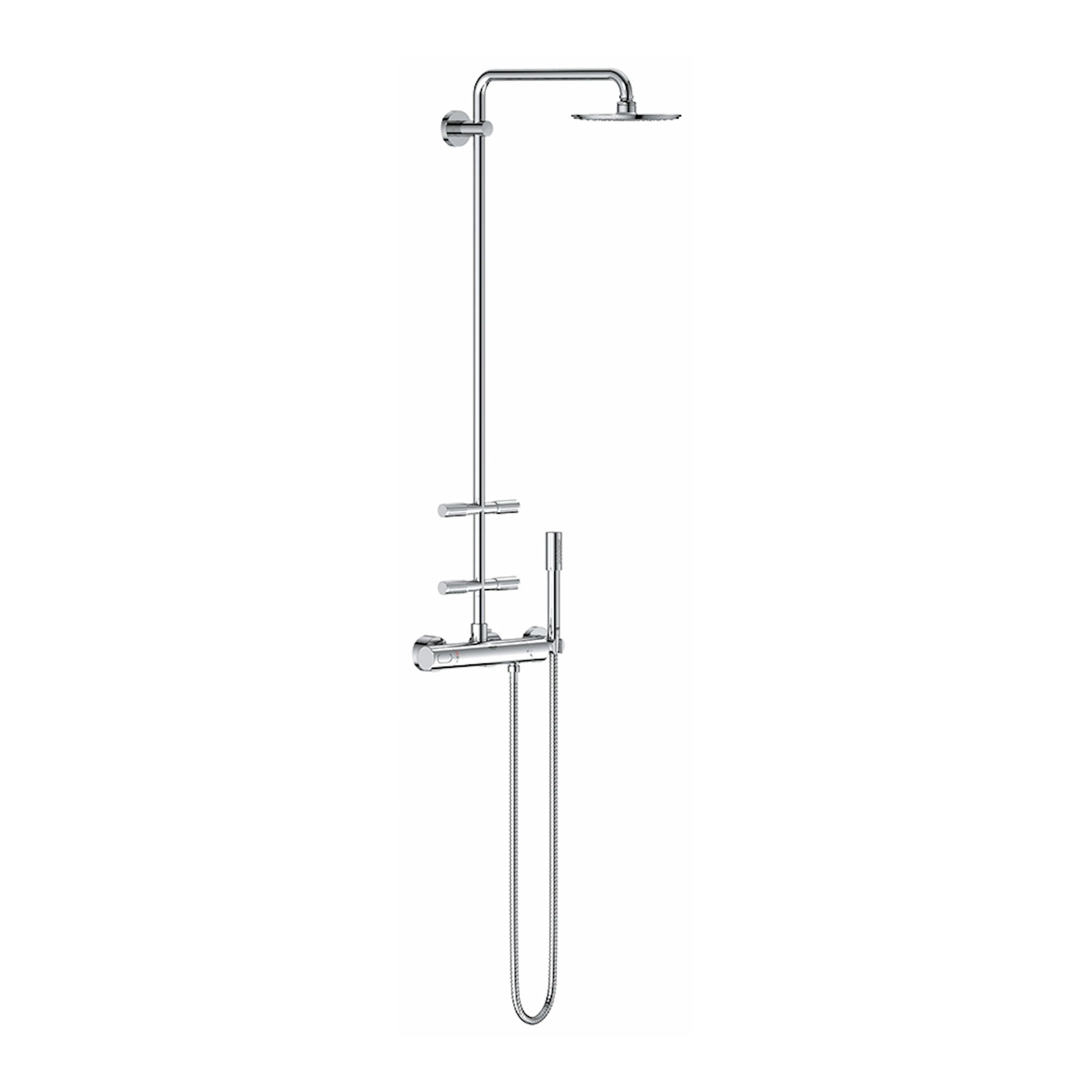 Takduschset Grohe Rainshower med 4 Sidoduschar