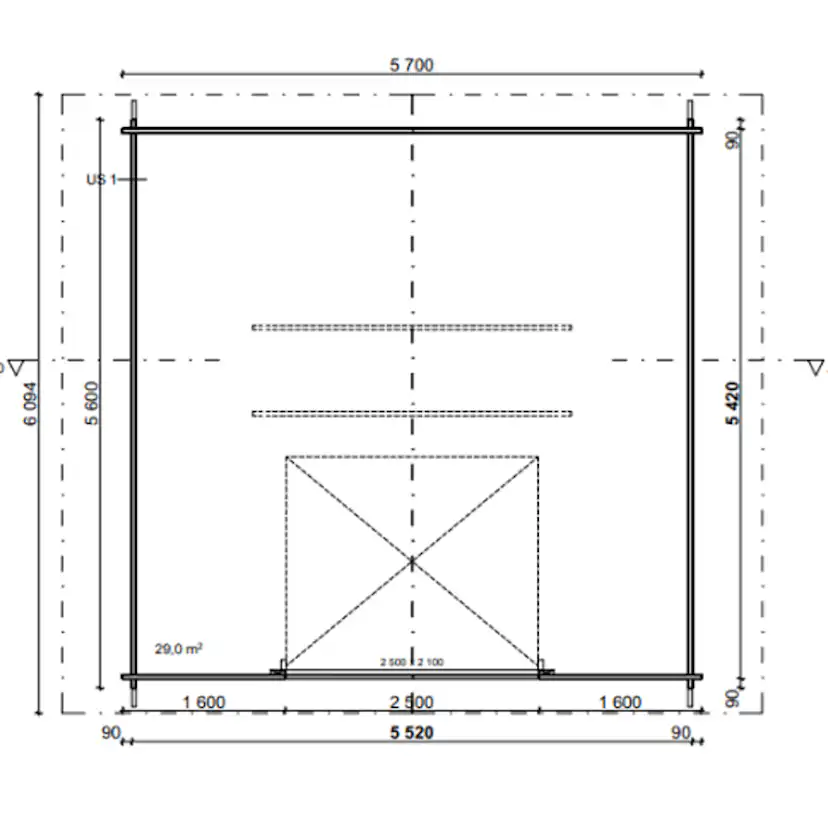 Garage LP Garden AT30L (29,9 m²)