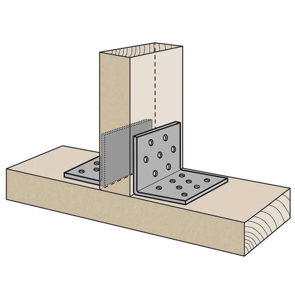 Vinkelbeslag Abm 60x60x2,5x40 60x60x2,5x40 mm
