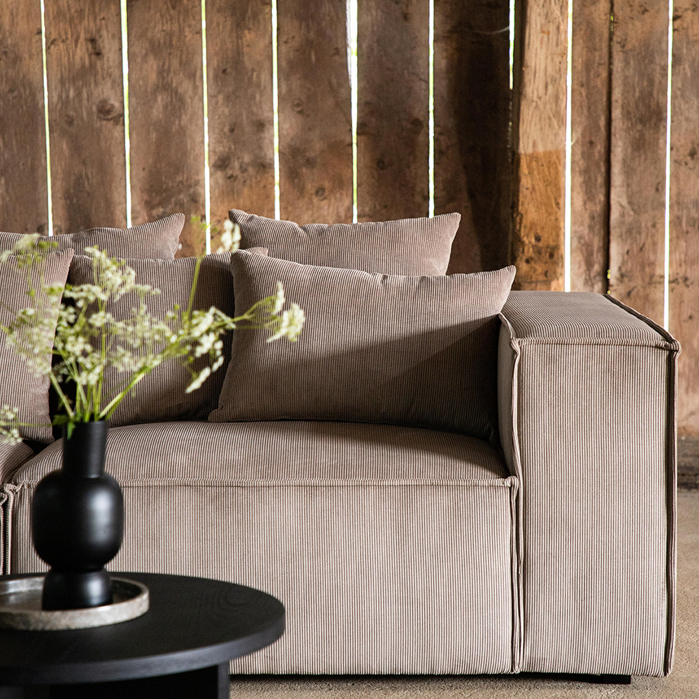 Soffa Vind Gillholmen Manchester Brun 3-Sits