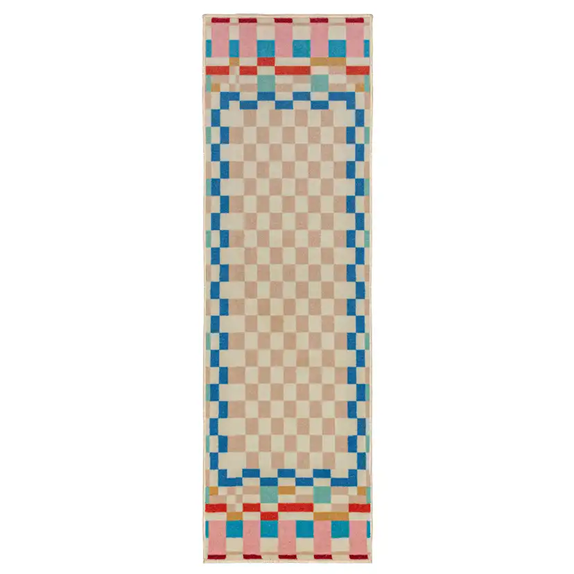 Gångmatta Flair Rugs Checkered Border