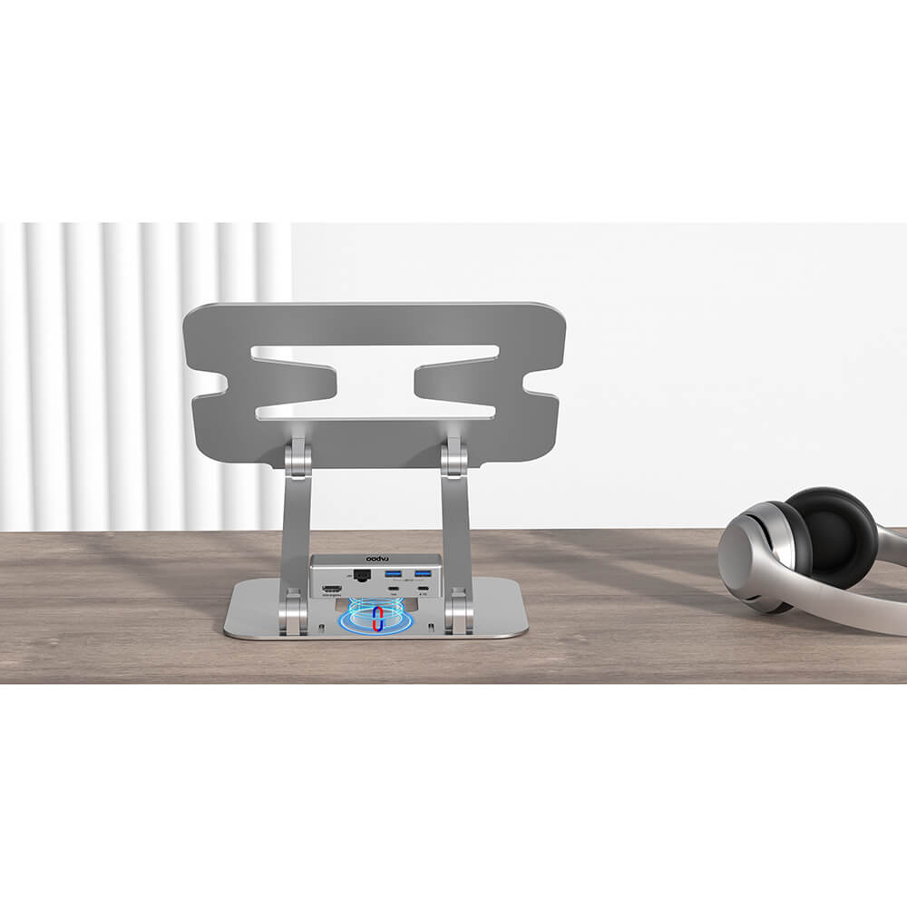 Laptopställ RAPOO UCS-5001 med USB-C Hubb