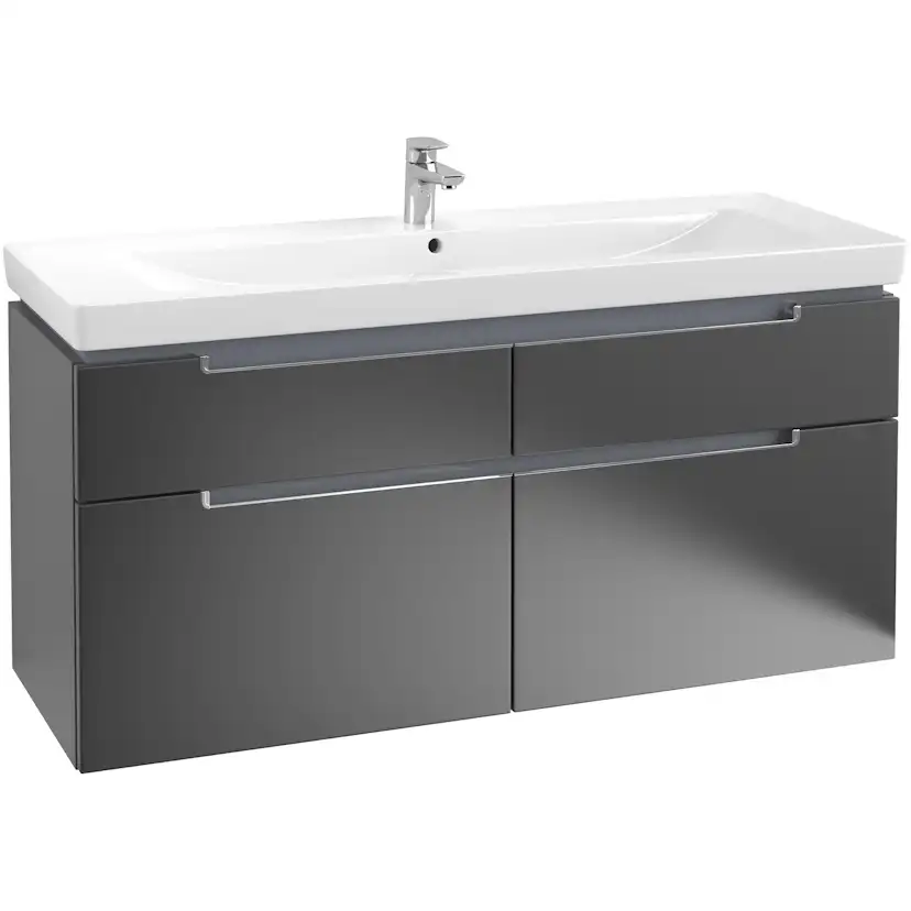 Tvättställsskåp Villeroy & Boch Subway 2.0 med 4 Lådor för Skåpstvättställ
