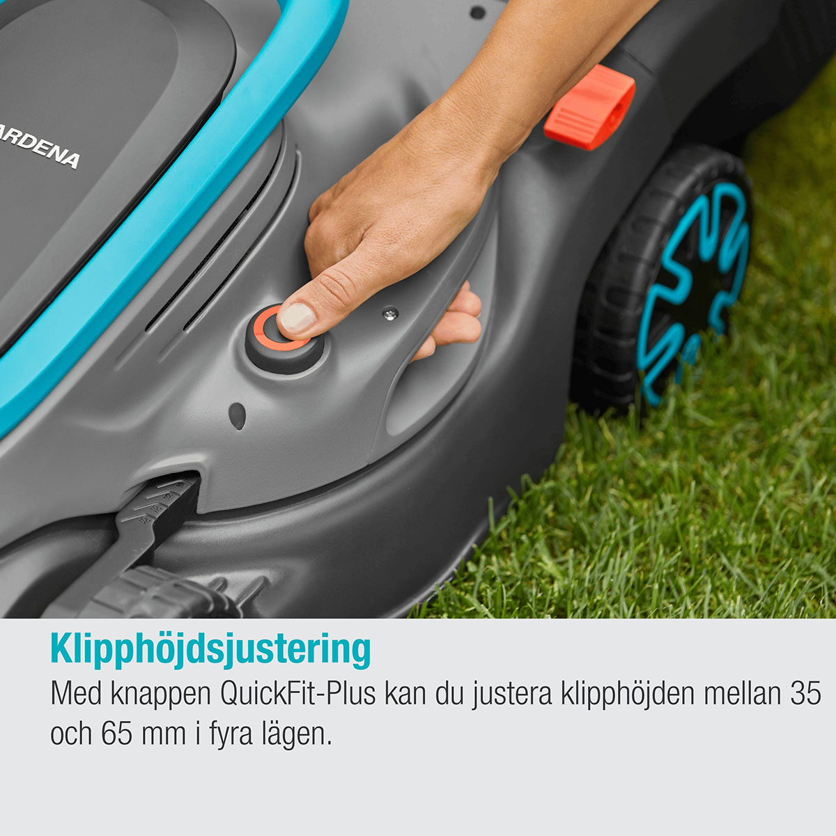 Batterigräsklippare Gardena PowerMax 32/18V P4A utan Batteri och Laddare