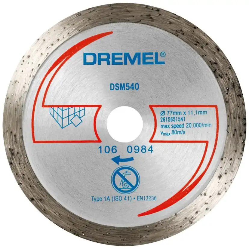 Diamantkapskiva Dremel DSM540 Kakel