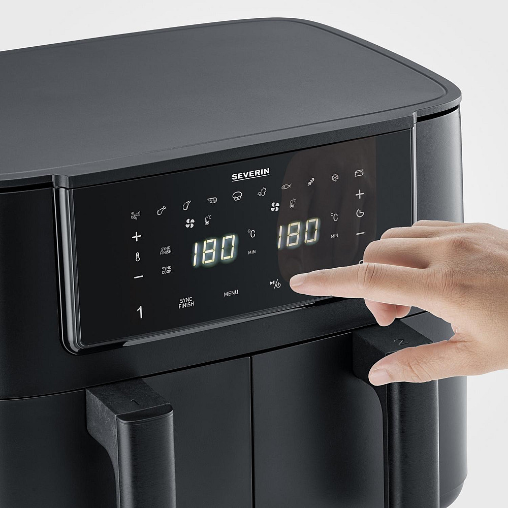 Dubbel Airfryer Severin FR 2463 2x4 L