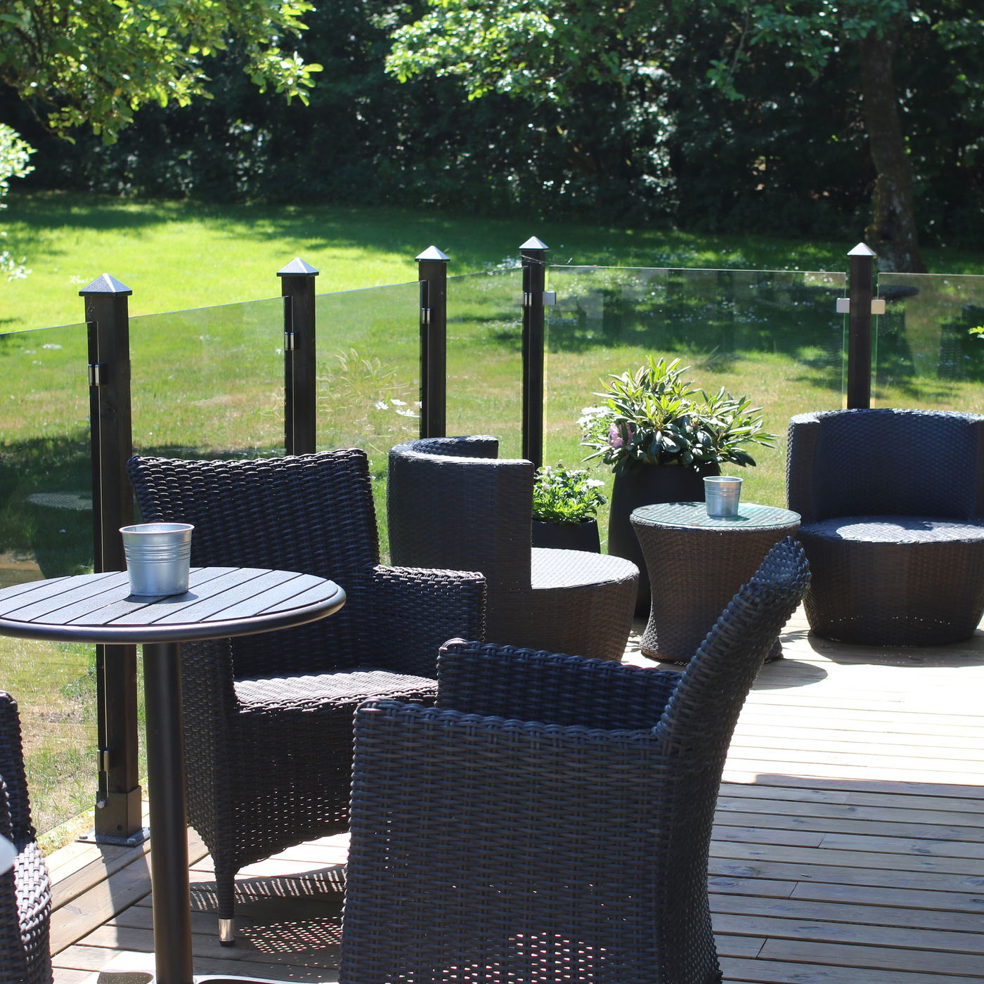 Glasstaket Hortus Villastaket 100x100