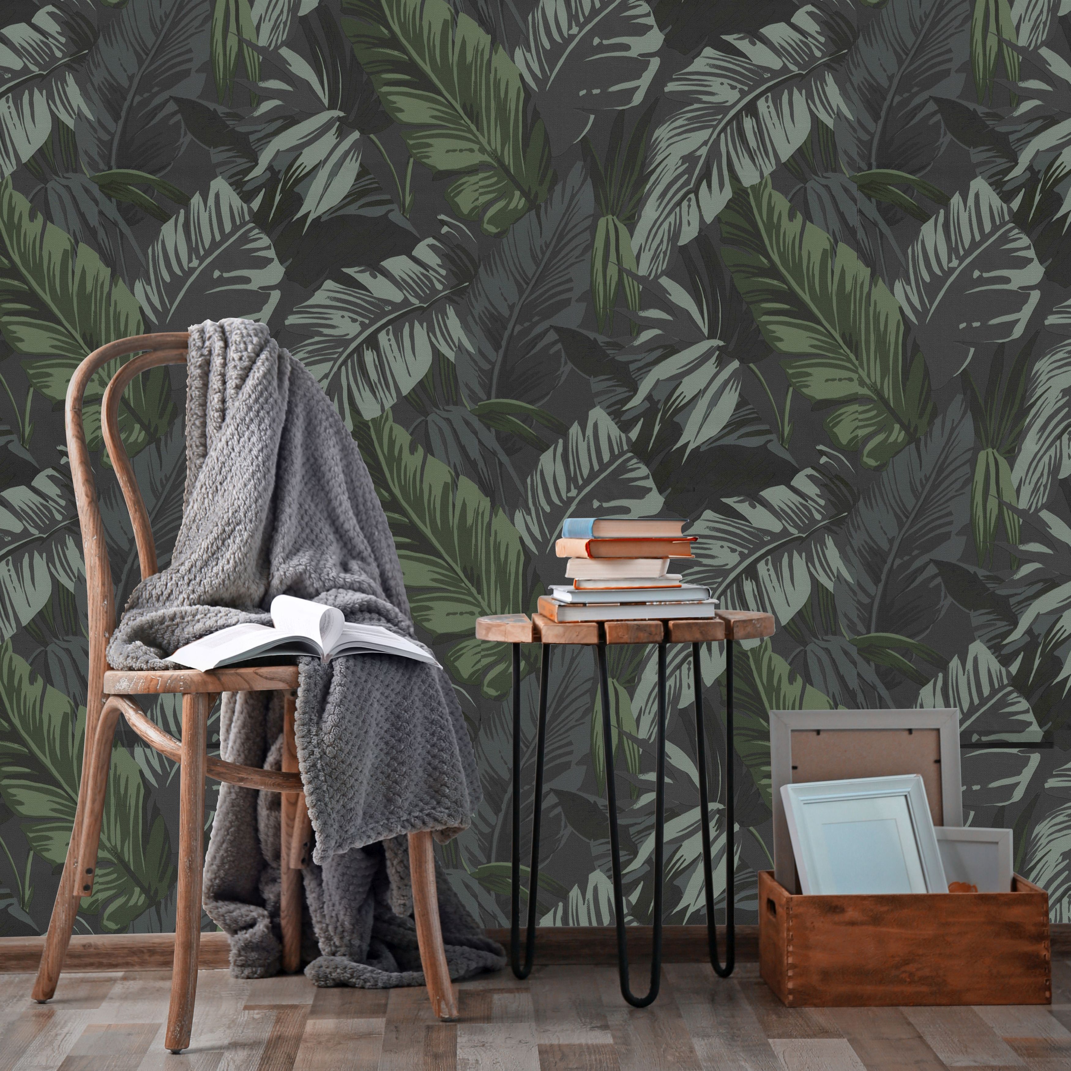 Tapet Art For The Home Ren Natur Bananblad 104639
