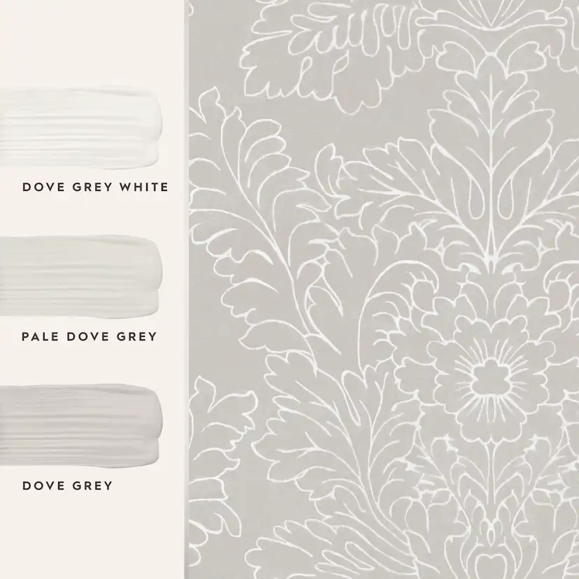 Tapet Laura Ashley Silchester Dove Grå 119853