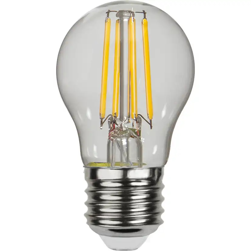 LED-lampa Star Trading Filament E27 G45 Klar 5,9W