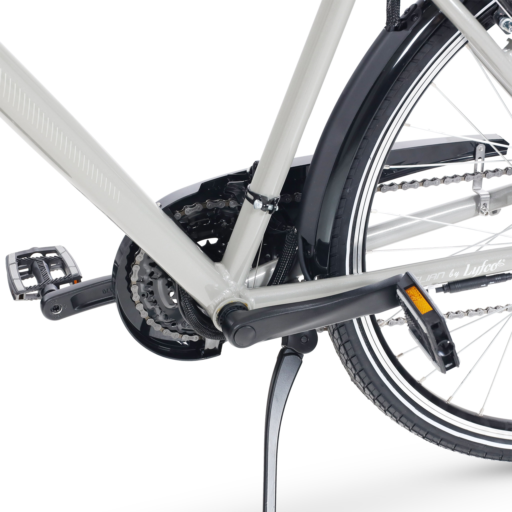 Elcykel Lyfco Herr 28" - Elian 13 Ah Silver