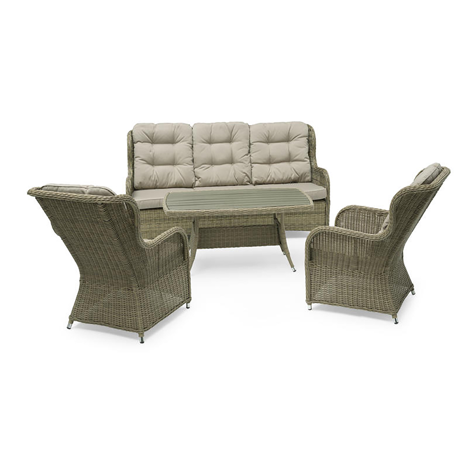 Loungeset Hillerstorp Lotus 4-sits med Dynor
