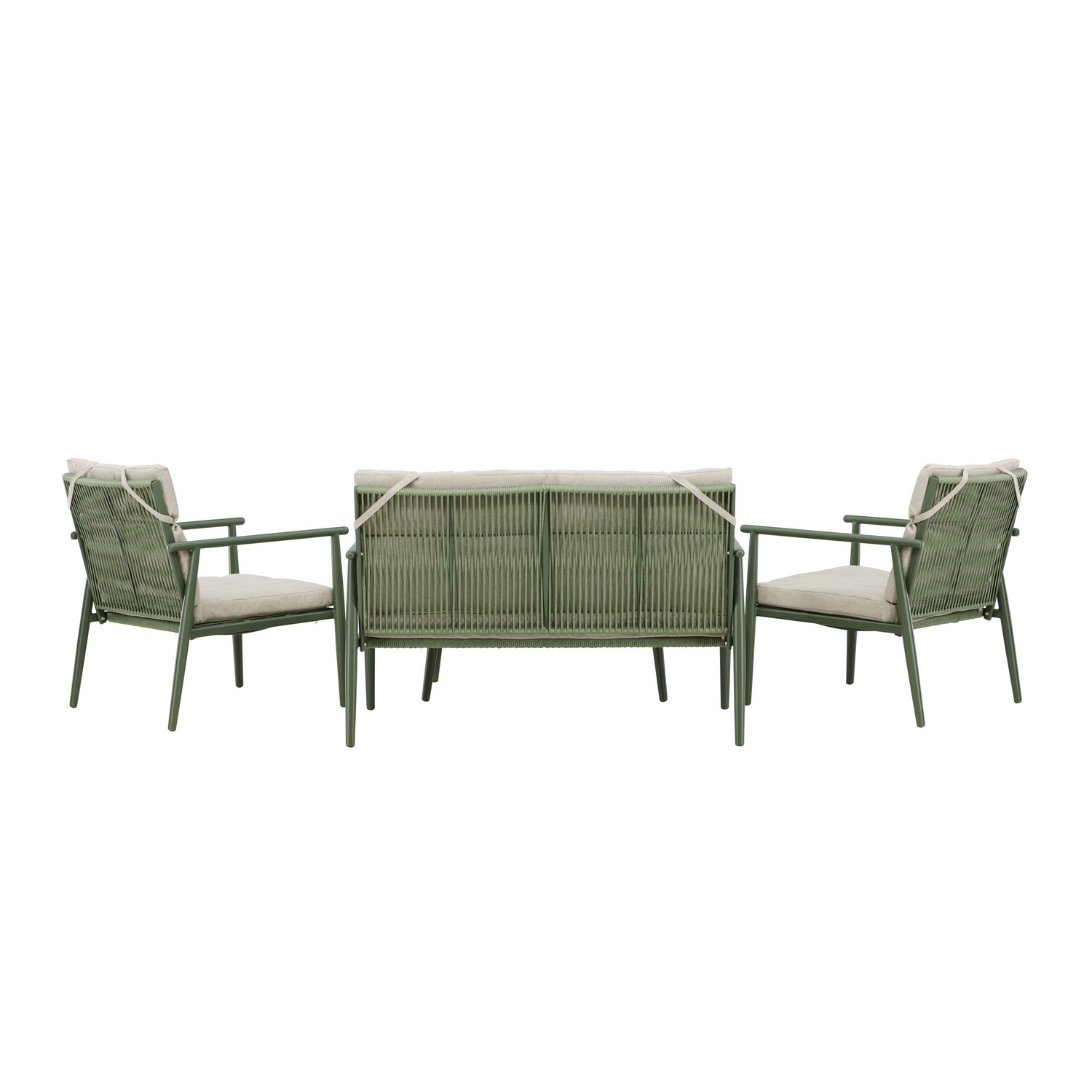 Mazzaro Sofa Set - Green / Beige Grön