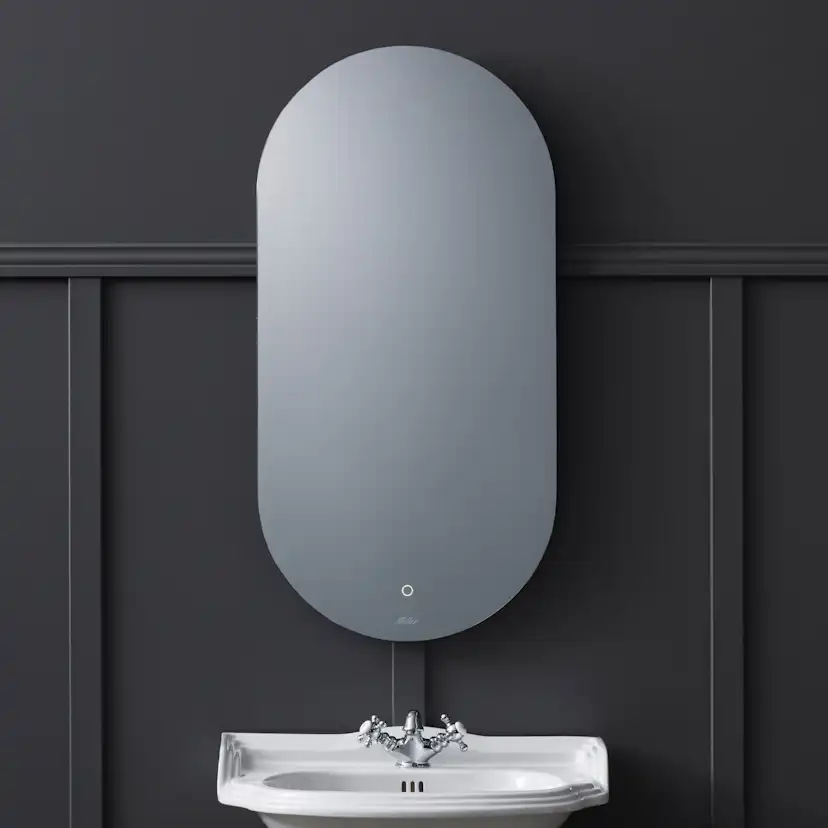 Badrumsspegel Miller Badrum Ambient Touch Oval
