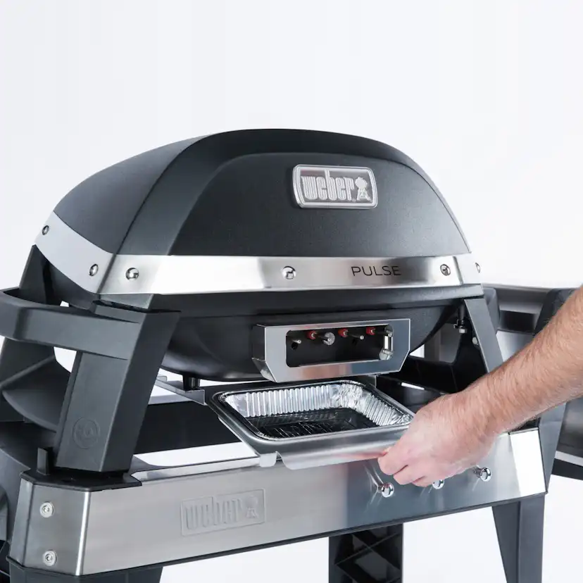 Elgrill Weber Pulse 2000 med Vagn
