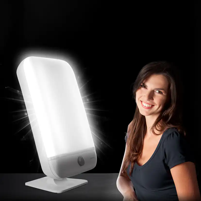 Ljusterapilampa Lanaform Lumino Plus Vit LED med Justerbar Ljusstyrka