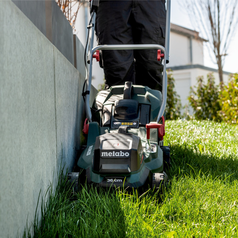 Gräsklippare Metabo Rm 36-18 LTX BL 36 18V Solo utan Batteri och Laddare