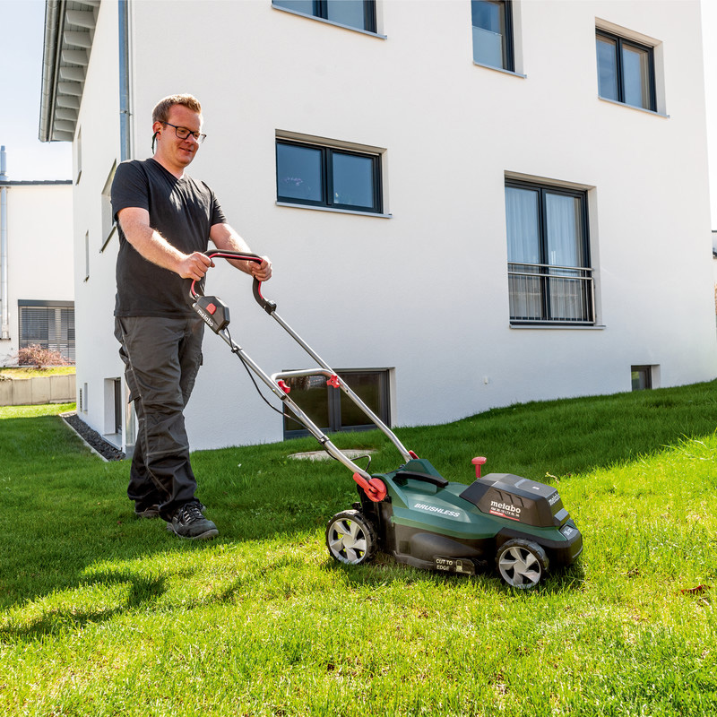 Gräsklippare Metabo Rm 36-18 LTX BL 36 18V Solo utan Batteri och Laddare