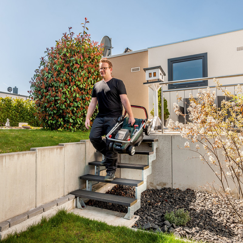 Gräsklippare Metabo Rm 36-18 LTX BL 36 18V Solo utan Batteri och Laddare