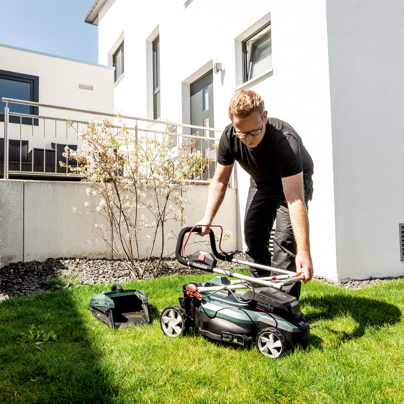 Gräsklippare Metabo Rm 36-18 LTX BL 36 18V Solo utan Batteri och Laddare