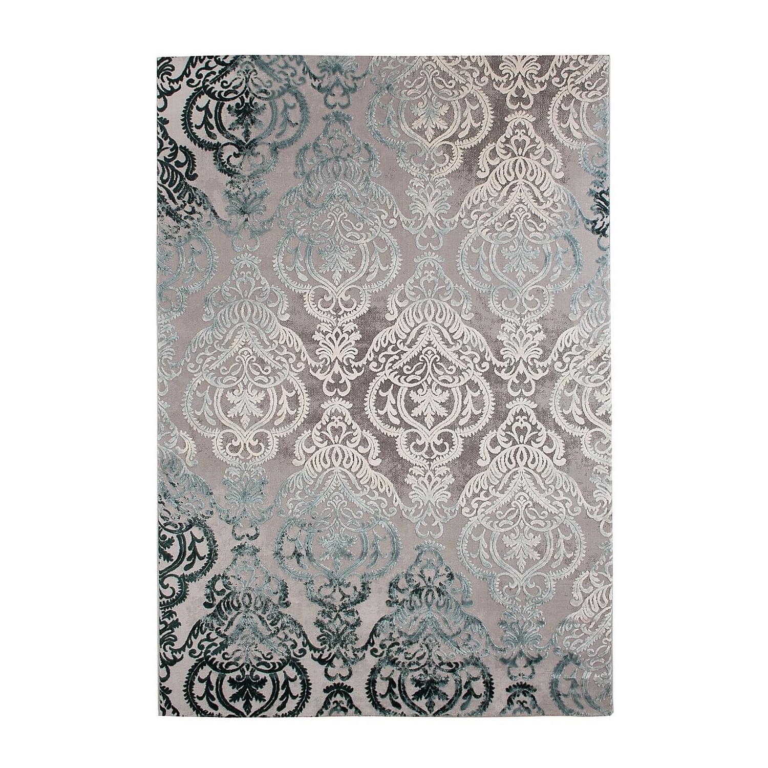 Orientalisk Matta KM Carpets Medallion Thema Turkos, Mått: 160x230 cm