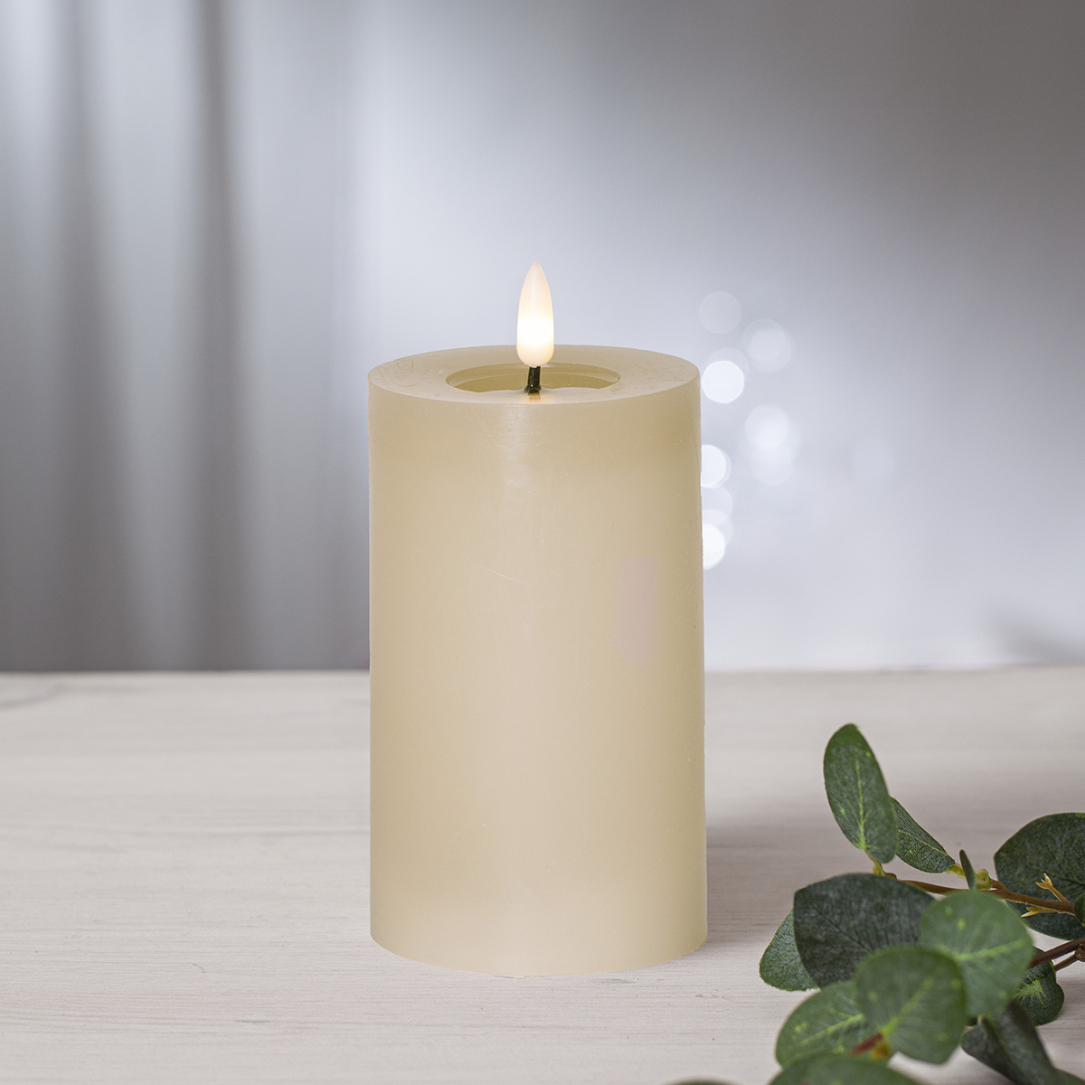 LED-Blockljus Star Trading Flamme Flow 15 cm