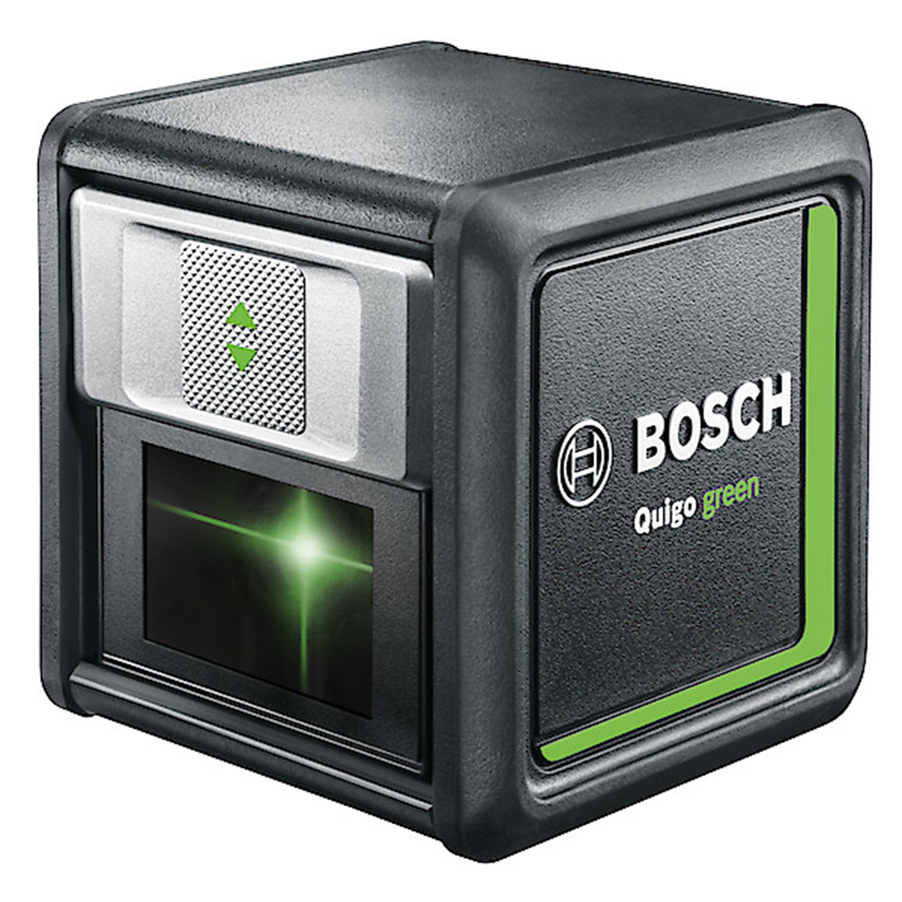 Krysslaser Bosch Quigo Green Med Batteri 0603663c00