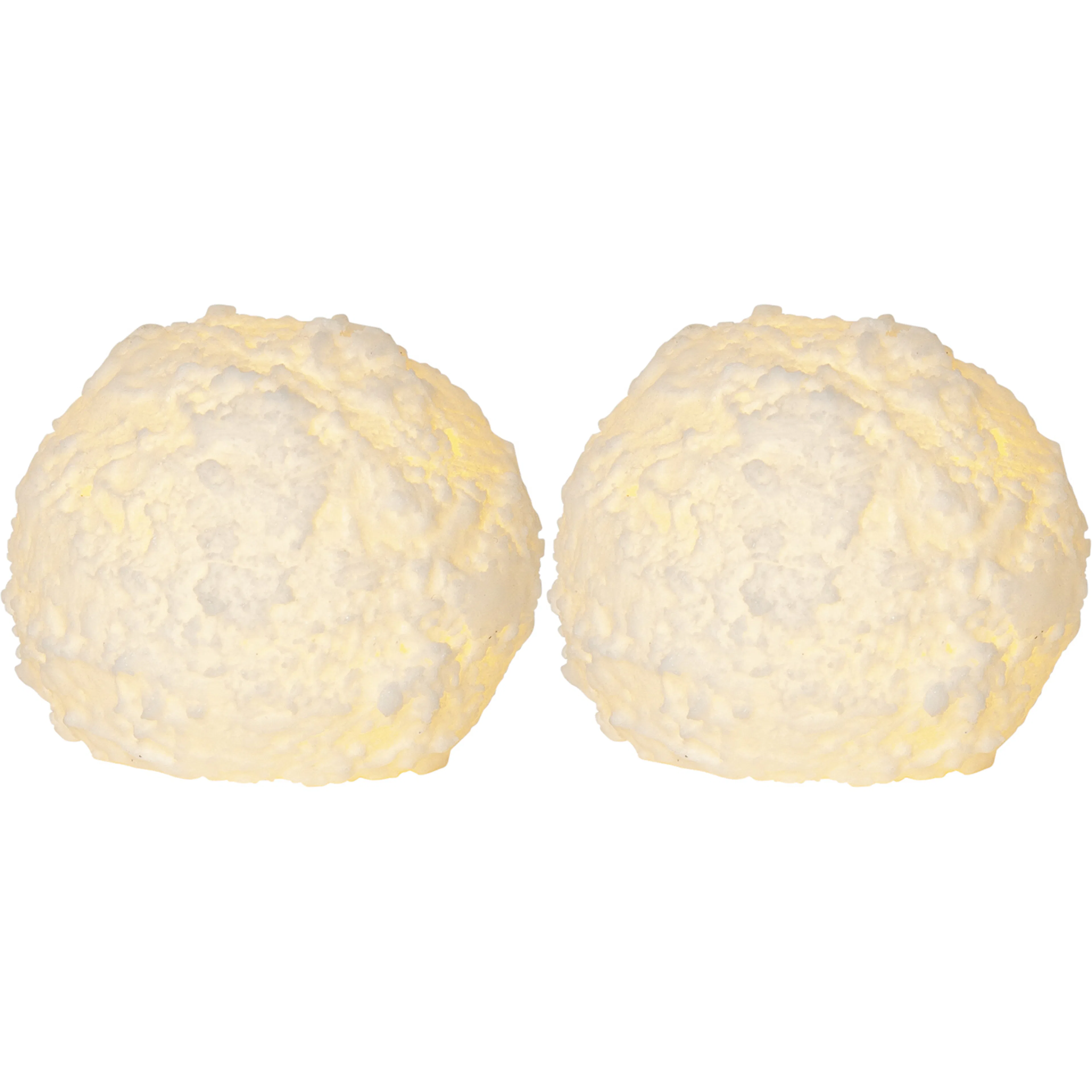 Blockljus Star Trading Snowball LED 2-pack Batteriljus