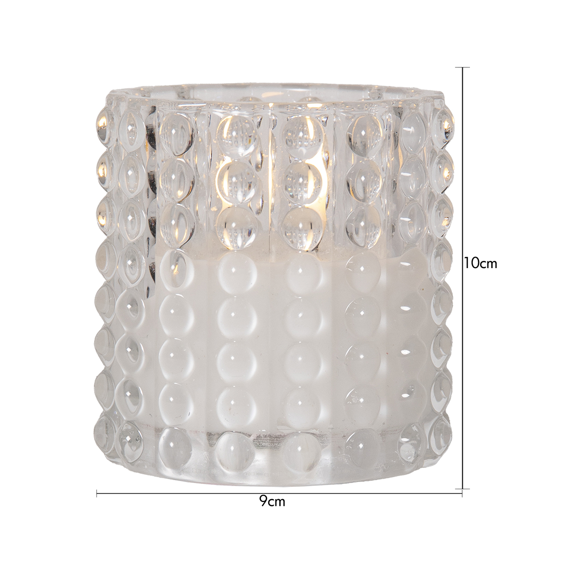 LED-Ljus Star Trading Flamme Dotty 9 cm