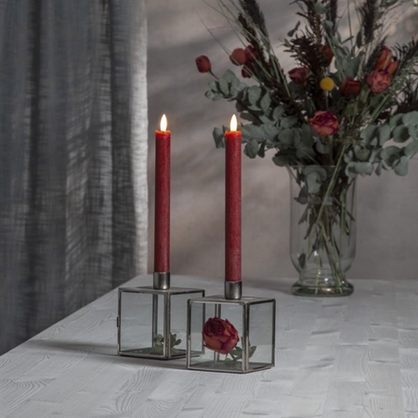 Antikljus Star Trading Flamme Lång LED 2-pack