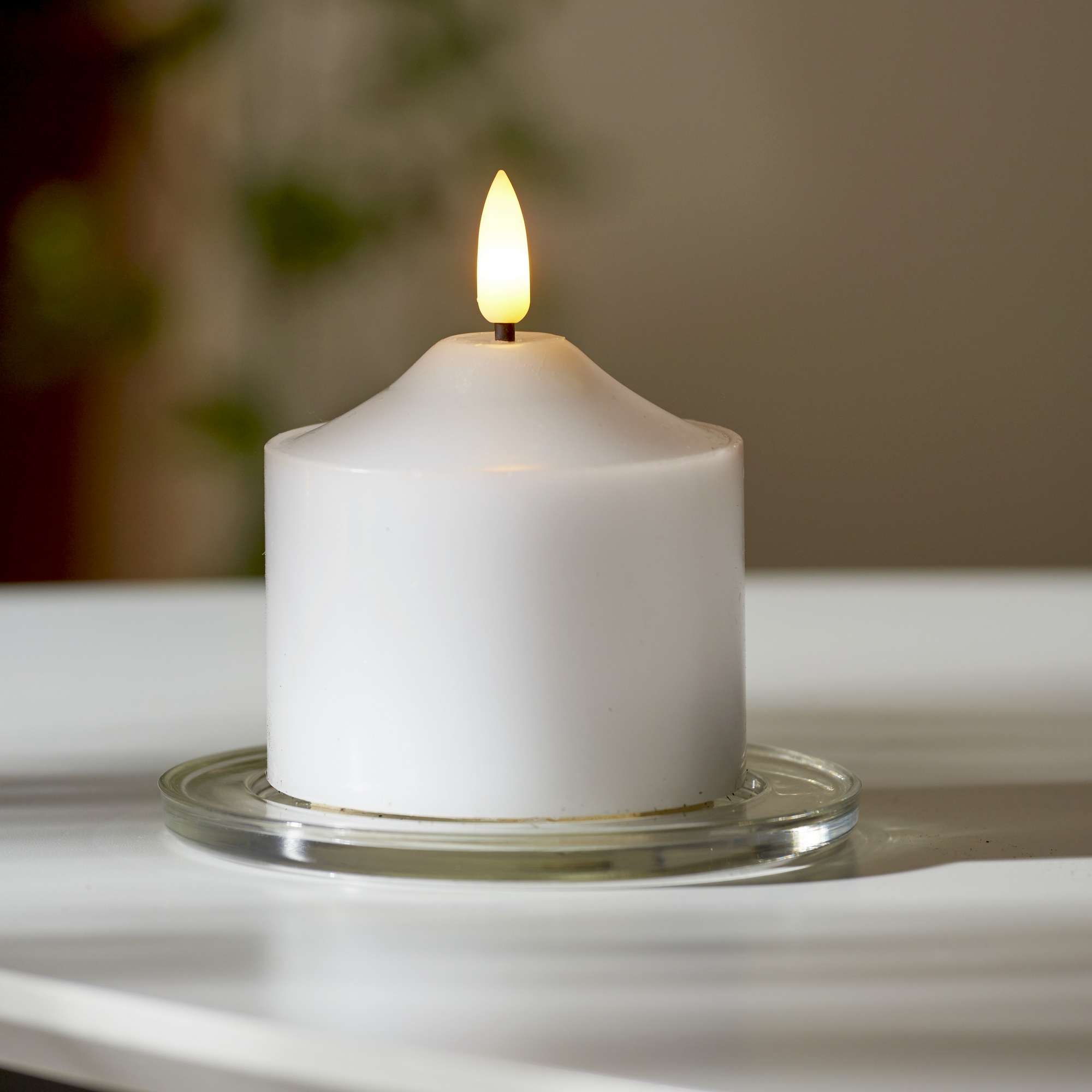 Blockljus Star Trading LED Flamme