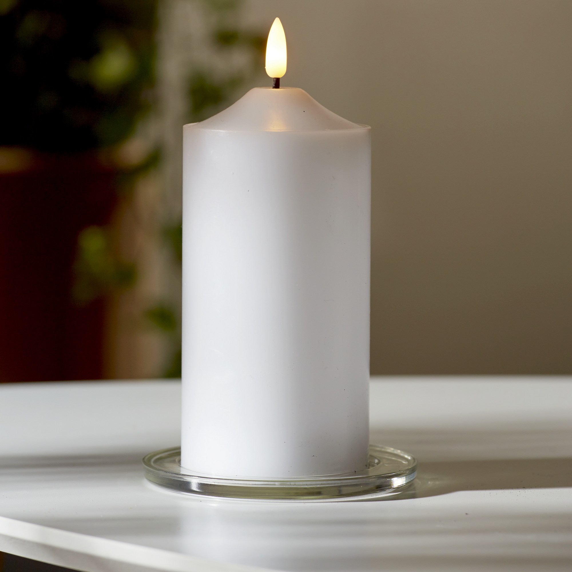 Blockljus Star Trading LED Flamme