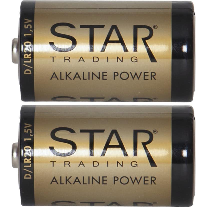 Batteri Star Trading Power Alkaline D 1,5 V