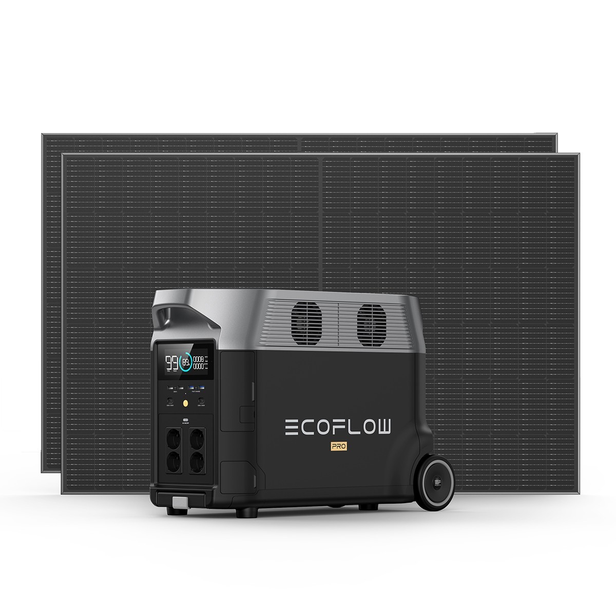 Solcellspanel Ecoflow Portabel med Ställbart Skyddsfodral