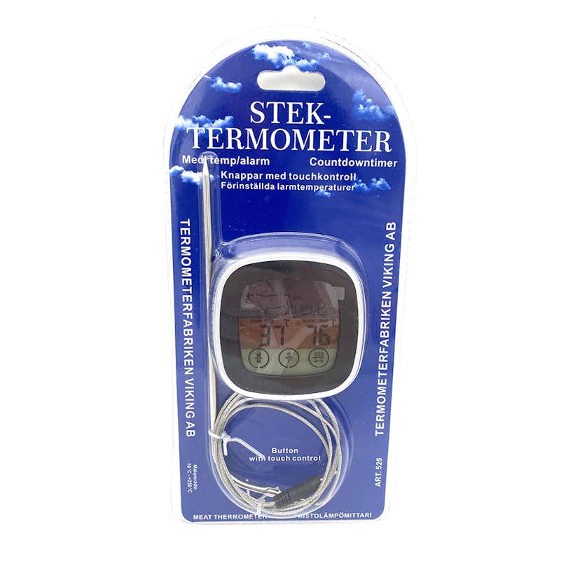 Digital stektermometer Termometerfabriken Viking Touchscreen 525