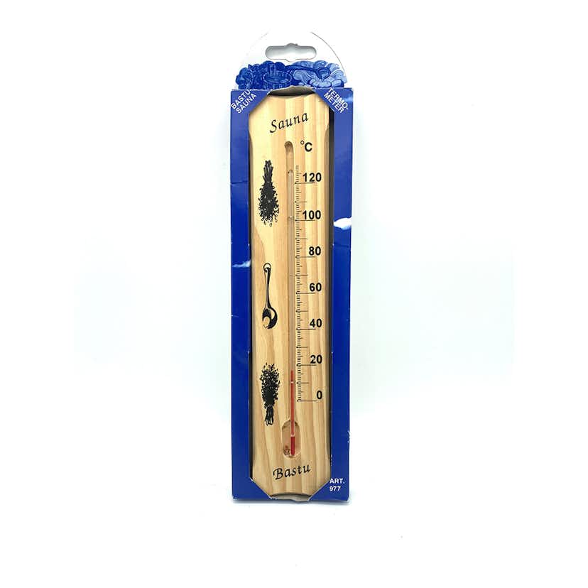 Bastutermometer Termometerfabriken Viking +130C Trä