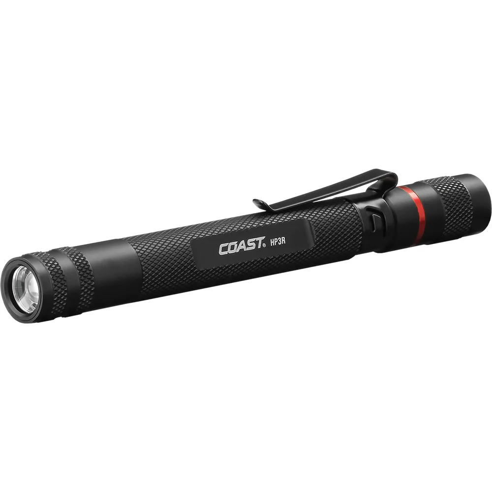 Ficklampa Coast HP3R Uppladdningsbar 500 Lumen Hybrid-presentbox