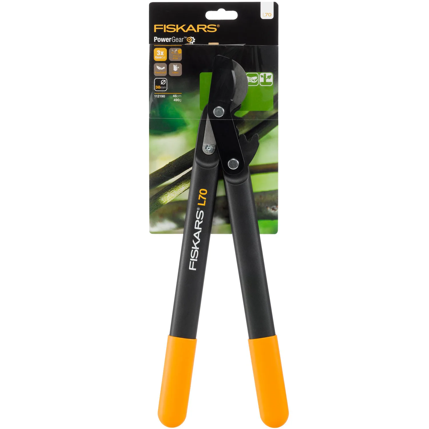 Grensax Fiskars PowerGear Sidoskär L70